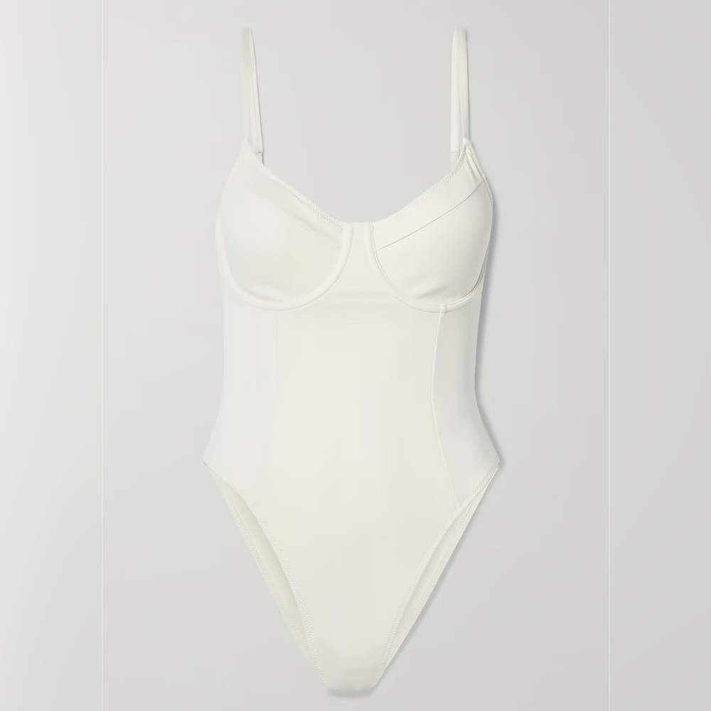 GOOD AMERICAN
Good Compression cutout underwired swimsuit